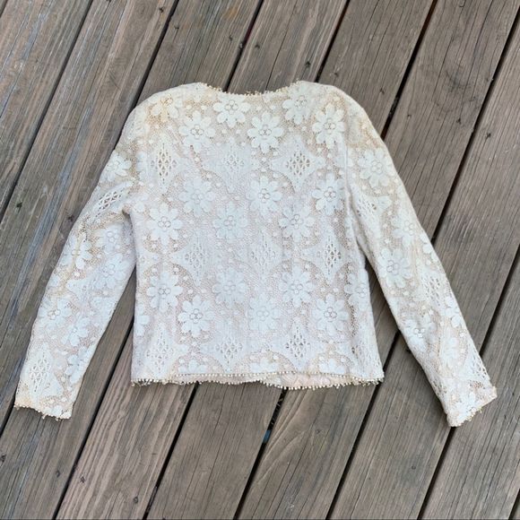 Vintage 60s Crochet Lace Mad Men Style 2 Piece - Picture 8 of 8